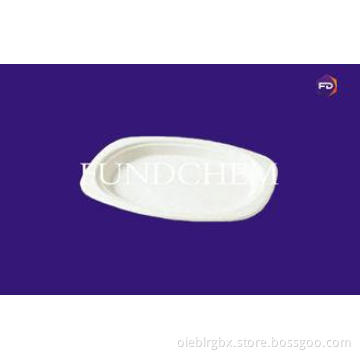 Small Oval Plate Disposable Healthy Biodegradable Tableware